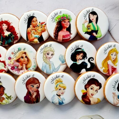 Dekoruoti meduoliniai sausainiai "Princesės"