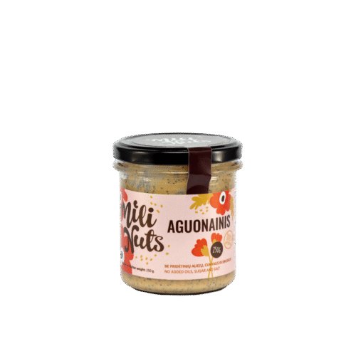 Riešutų kremas „Aguonainis”, 250 g