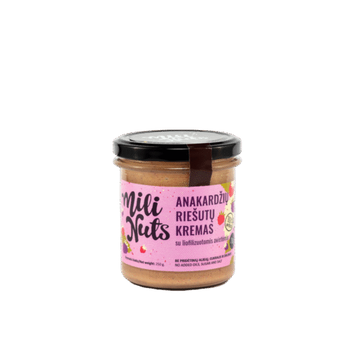 Riešutų kremas „Avietėlė”, 250 g