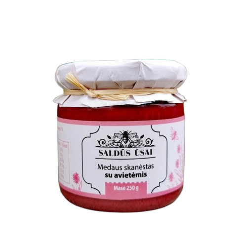 Medaus skanėstas su Avietėmis, 250 g