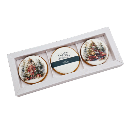 „Dekoruotų sausainių rinkinys“ R2, 3 vnt.