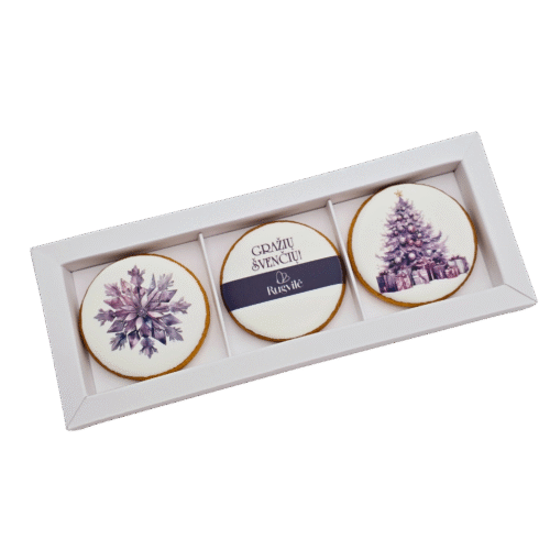 „Dekoruotų sausainių rinkinys“ R3, 3 vnt.