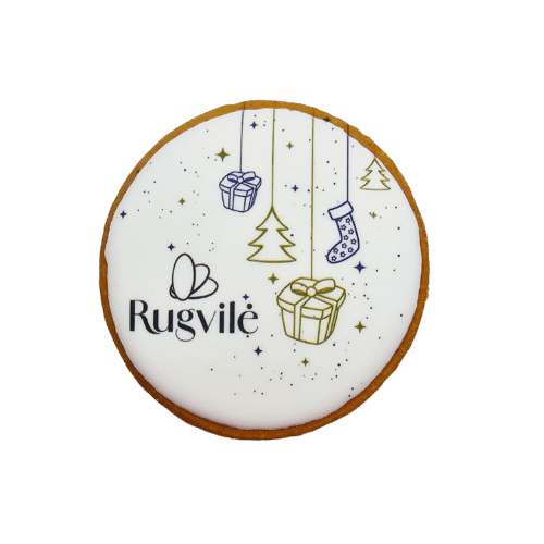 „Dekoruotas sausainis su logotipu“ L6, 1 vnt.