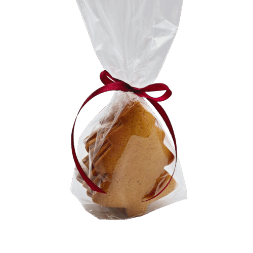 Nedekoruotų sausainių rinkinys "Eglutės", 6 vnt.
