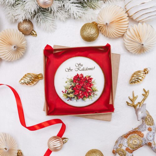 Dekoruotas meduolinis sausainis „Kalėdos” K17