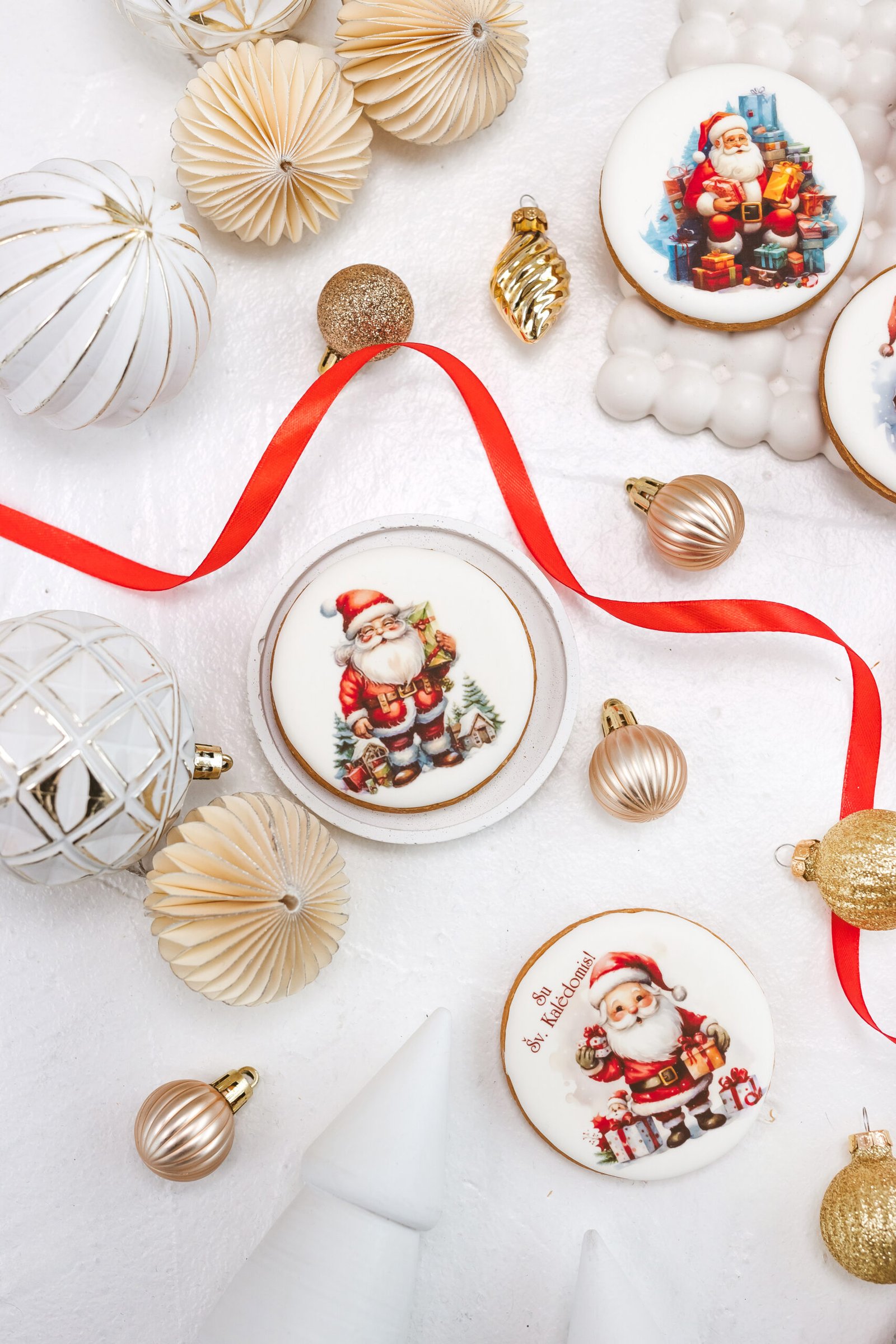 Dekoruotas meduolinis sausainis „Kalėdos” K48, 1vnt. - Image 4