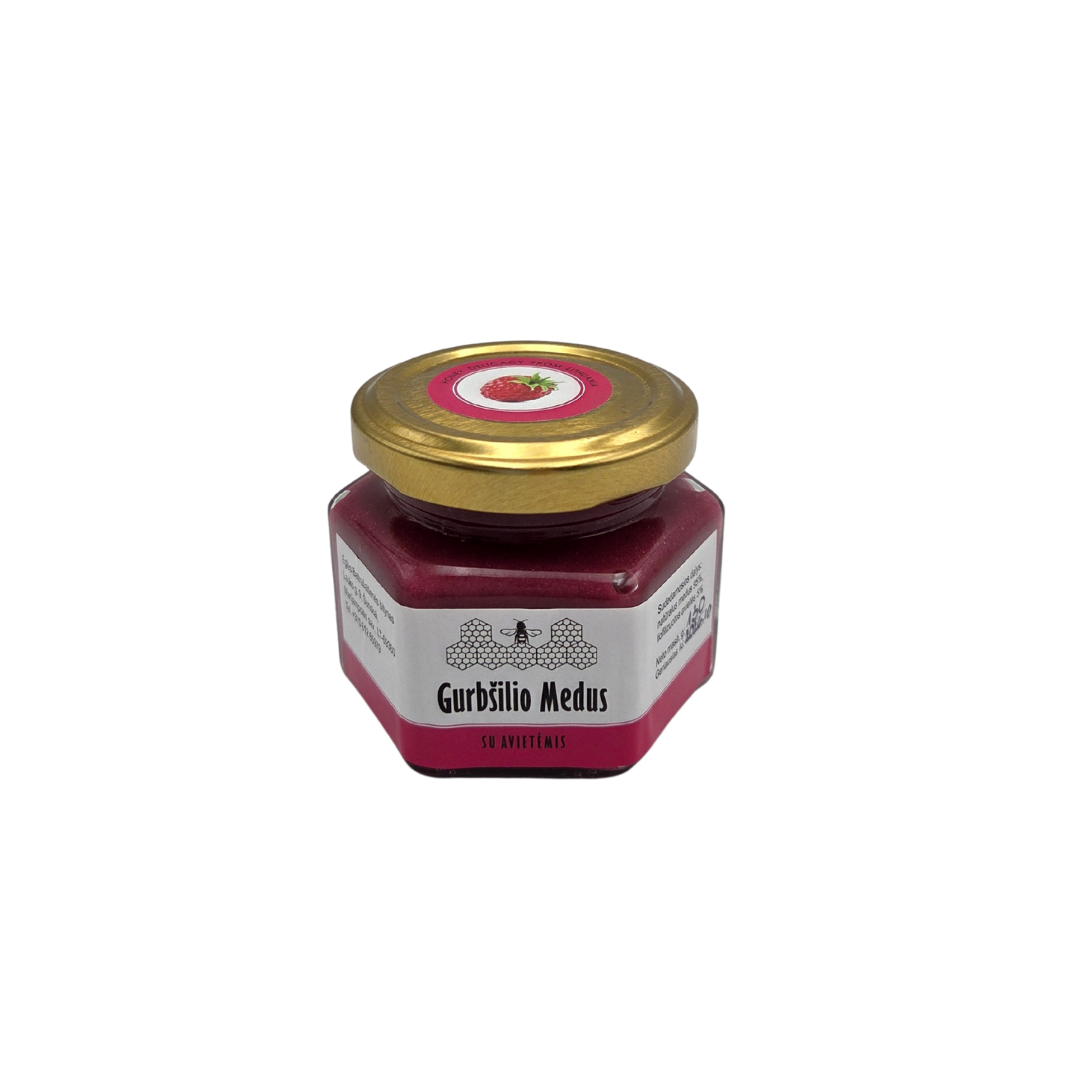 „Medus su liofilizuotomis avietėmis“, 130 g