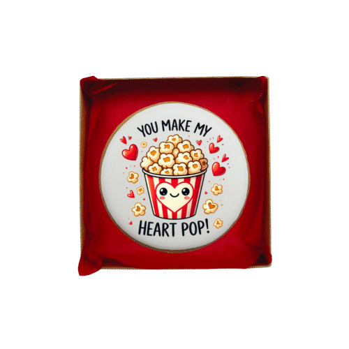 Dekoruotas meduolinis sausainis „Valentino diena” V30, 1vnt.