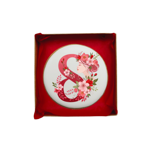 Dekoruotas meduolinis sausainis „Moters diena7” 1vnt.