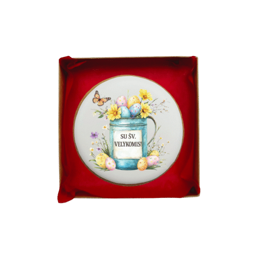 Dekoruotas meduolinis sausainis „Velykos8” , 1vnt.