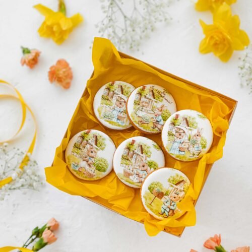 Dekoruoti meduoliniai sausainiai „Velykos20“ 6vnt.