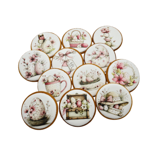 Dekoruoti meduoliniai sausainiai „Velykos38“ 1vnt.